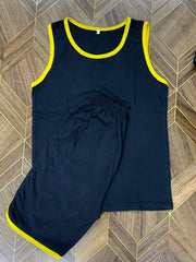 Kids Sando and Shorts Track Suit 2 Pcs Set - LARGE